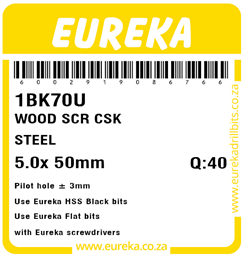 1BK70 - Wood Screw -1BK70_Label_T